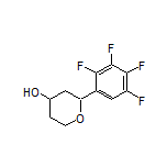 2-(2,3,4,5-Tetrafluorophenyl)tetrahydro-2H-pyran-4-ol