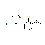 2-(2-Chloro-3-methoxyphenyl)tetrahydro-2H-pyran-4-ol
