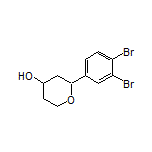 2-(3,4-Dibromophenyl)tetrahydro-2H-pyran-4-ol