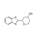 2-(Benzo[d]thiazol-2-yl)tetrahydro-2H-pyran-4-ol