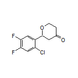 2-(2-Chloro-4,5-difluorophenyl)dihydro-2H-pyran-4(3H)-one