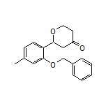2-[2-(Benzyloxy)-4-methylphenyl]dihydro-2H-pyran-4(3H)-one