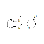 2-(1-Methyl-1H-benzo[d]imidazol-2-yl)dihydro-2H-pyran-4(3H)-one