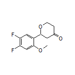 2-(4,5-Difluoro-2-methoxyphenyl)dihydro-2H-pyran-4(3H)-one