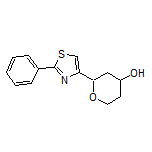 2-(2-Phenylthiazol-4-yl)tetrahydro-2H-pyran-4-ol