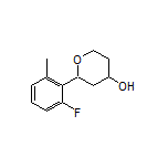 2-(2-Fluoro-6-methylphenyl)tetrahydro-2H-pyran-4-ol