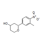 2-(3-Methyl-4-nitrophenyl)tetrahydro-2H-pyran-4-ol