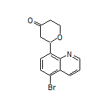 2-(5-Bromoquinolin-8-yl)dihydro-2H-pyran-4(3H)-one