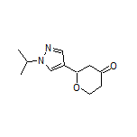 2-(1-Isopropyl-1H-pyrazol-4-yl)dihydro-2H-pyran-4(3H)-one