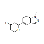2-(1-Methyl-1H-indazol-5-yl)dihydro-2H-pyran-4(3H)-one