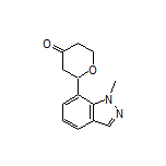 2-(1-Methyl-1H-indazol-7-yl)dihydro-2H-pyran-4(3H)-one