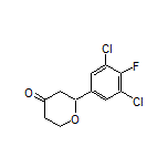 2-(3,5-Dichloro-4-fluorophenyl)dihydro-2H-pyran-4(3H)-one