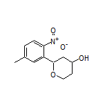 2-(5-Methyl-2-nitrophenyl)tetrahydro-2H-pyran-4-ol