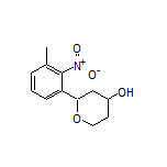 2-(3-Methyl-2-nitrophenyl)tetrahydro-2H-pyran-4-ol