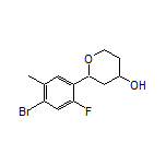 2-(4-Bromo-2-fluoro-5-methylphenyl)tetrahydro-2H-pyran-4-ol