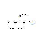 2-(2-Ethylphenyl)tetrahydro-2H-pyran-4-ol