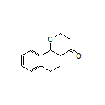 2-(2-Ethylphenyl)dihydro-2H-pyran-4(3H)-one