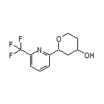 2-[6-(Trifluoromethyl)pyridin-2-yl]tetrahydro-2H-pyran-4-ol