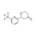 2-[6-(Trifluoromethyl)pyridin-2-yl]dihydro-2H-pyran-4(3H)-one