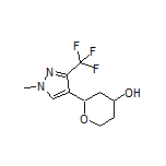 2-[1-Methyl-3-(trifluoromethyl)-1H-pyrazol-4-yl]tetrahydro-2H-pyran-4-ol