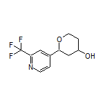 2-[2-(Trifluoromethyl)pyridin-4-yl]tetrahydro-2H-pyran-4-ol
