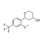 2-[2-Methoxy-4-(trifluoromethyl)phenyl]tetrahydro-2H-pyran-4-ol
