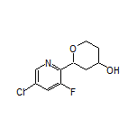 2-(5-Chloro-3-fluoropyridin-2-yl)tetrahydro-2H-pyran-4-ol