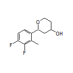 2-(3,4-Difluoro-2-methylphenyl)tetrahydro-2H-pyran-4-ol