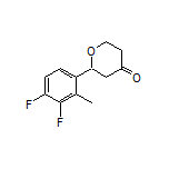 2-(3,4-Difluoro-2-methylphenyl)dihydro-2H-pyran-4(3H)-one