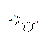 2-(1,5-Dimethyl-1H-pyrazol-4-yl)dihydro-2H-pyran-4(3H)-one