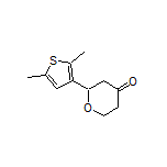 2-(2,5-Dimethylthiophen-3-yl)dihydro-2H-pyran-4(3H)-one