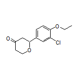 2-(3-Chloro-4-ethoxyphenyl)dihydro-2H-pyran-4(3H)-one