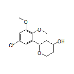 2-(5-Chloro-2,3-dimethoxyphenyl)tetrahydro-2H-pyran-4-ol