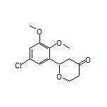 2-(5-Chloro-2,3-dimethoxyphenyl)dihydro-2H-pyran-4(3H)-one