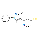 2-(3,5-Dimethyl-1-phenyl-1H-pyrazol-4-yl)tetrahydro-2H-pyran-4-ol