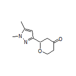 2-(1,5-Dimethyl-1H-pyrazol-3-yl)dihydro-2H-pyran-4(3H)-one