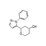 2-(1-Phenyl-1H-pyrazol-5-yl)tetrahydro-2H-pyran-4-ol