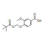 3-Methoxy-4-[(pivaloyloxy)methoxy]benzoic Acid