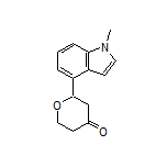 2-(1-Methyl-1H-indol-4-yl)dihydro-2H-pyran-4(3H)-one