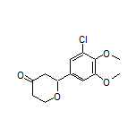 2-(3-Chloro-4,5-dimethoxyphenyl)dihydro-2H-pyran-4(3H)-one