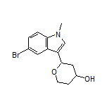 2-(5-Bromo-1-methyl-1H-indol-3-yl)tetrahydro-2H-pyran-4-ol
