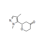 2-(1,4-Dimethyl-1H-pyrazol-5-yl)dihydro-2H-pyran-4(3H)-one