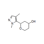 2-(1,4-Dimethyl-1H-pyrazol-5-yl)tetrahydro-2H-pyran-4-ol