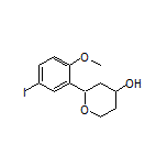 2-(5-Iodo-2-methoxyphenyl)tetrahydro-2H-pyran-4-ol