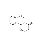 2-(2-Methoxy-3-methylphenyl)dihydro-2H-pyran-4(3H)-one