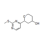 2-[2-(Methylthio)pyrimidin-4-yl]tetrahydro-2H-pyran-4-ol