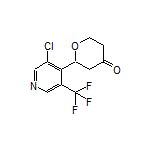 2-[3-Chloro-5-(trifluoromethyl)pyridin-4-yl]dihydro-2H-pyran-4(3H)-one