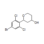 2-(4-Bromo-2,6-dichlorophenyl)tetrahydro-2H-pyran-4-ol