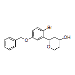 2-[5-(Benzyloxy)-2-bromophenyl]tetrahydro-2H-pyran-4-ol