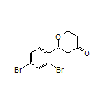 2-(2,4-Dibromophenyl)dihydro-2H-pyran-4(3H)-one